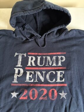 MAGA USA trump pence Political 2020 Hoodie with Red & white graphic presidental